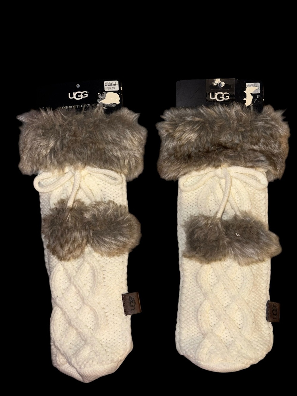 UGG wine bottle holders